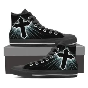 Amored Cross Men’s High Top Canvas Shoes