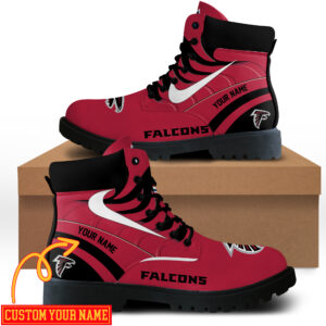 Atlanta Falcons Custom Boots Shoes Idea Gift For Fan