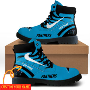 Carolina Panthers Custom Boots Shoes Idea Gift For Fan