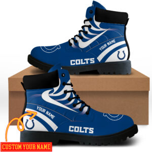Indianapolis Colts Custom Boots Shoes Idea Gift For Fan
