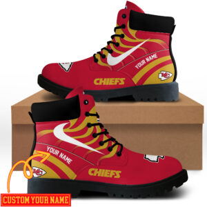 Kansas City Chiefs Custom Boots Shoes Idea Gift For Fan