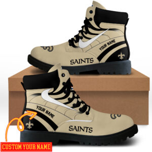 New Orleans Saints Custom Boots Shoes Idea Gift For Fan