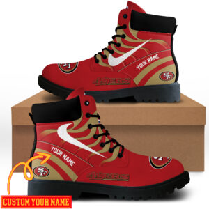 San Francisco 49ers Custom Boots Shoes Idea Gift For Fan