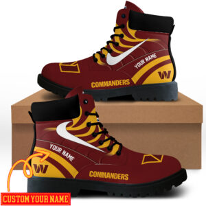 Washington Commanders Custom Boots Shoes Idea Gift For Fan