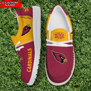Arizona Cardinals Personalized Your Name NFL 32 Teams Hey Dude Shoes