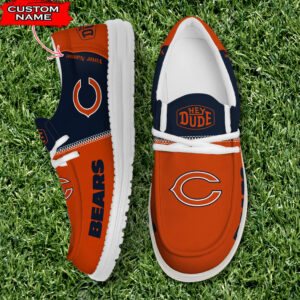 Chicago Bears Personalized Your Name NFL 32 Teams Hey Dude Shoes