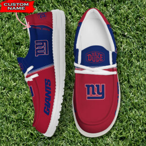 New York Giants Personalized Your Name NFL 32 Teams Hey Dude Shoes