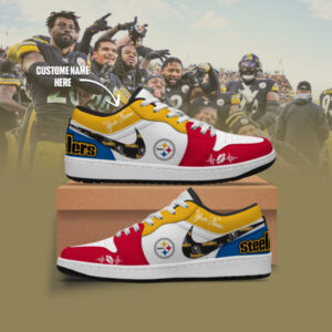 Pittsburgh Steelers- Nike Jordan 1 Low