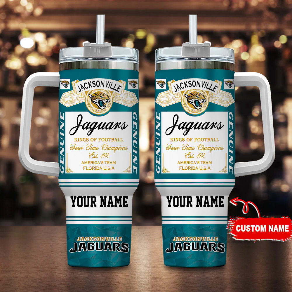Jacksonville Jaguars-NFL Kings of Football Personalized Tumbler 40Oz-SP02012415ID06DS02