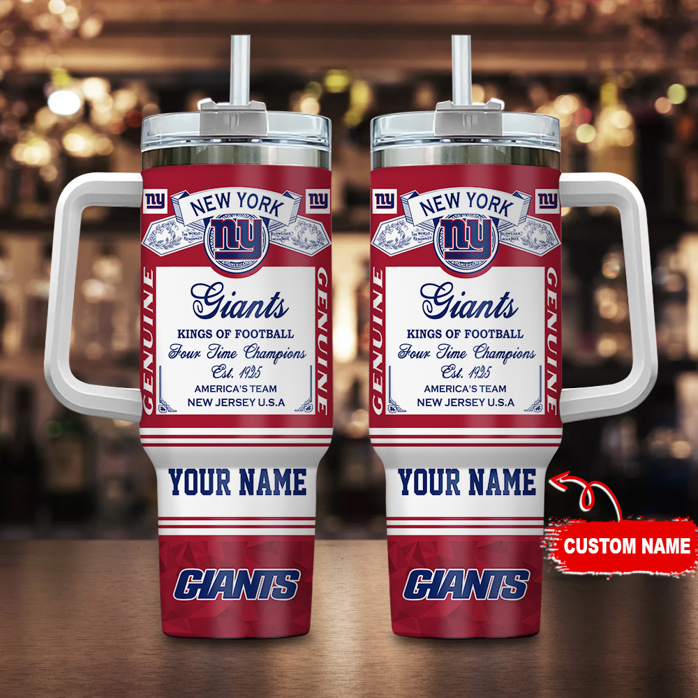 New York Giants-NFL Kings of Football Personalized Tumbler 40Oz-SP02012424ID06DS02