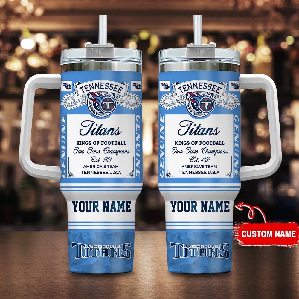 Tennessee Titans-NFL Kings of Football Personalized Tumbler 40Oz-SP02012431ID06DS02