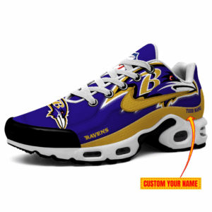 Baltimore Ravens Customized Shoes -2024 New Version NFL 32 Teams Personalized H56 Shoes