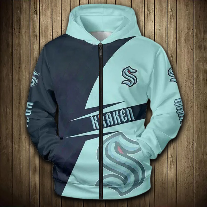 Seattle Kraken 2025 NEW 3D GRAPHIC HOODIE
