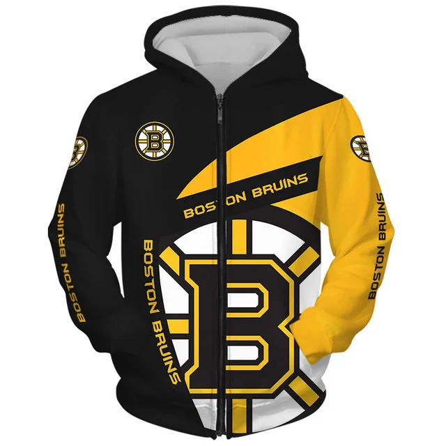 Boston Bruins 2023 New 3D Graphic Hoodie