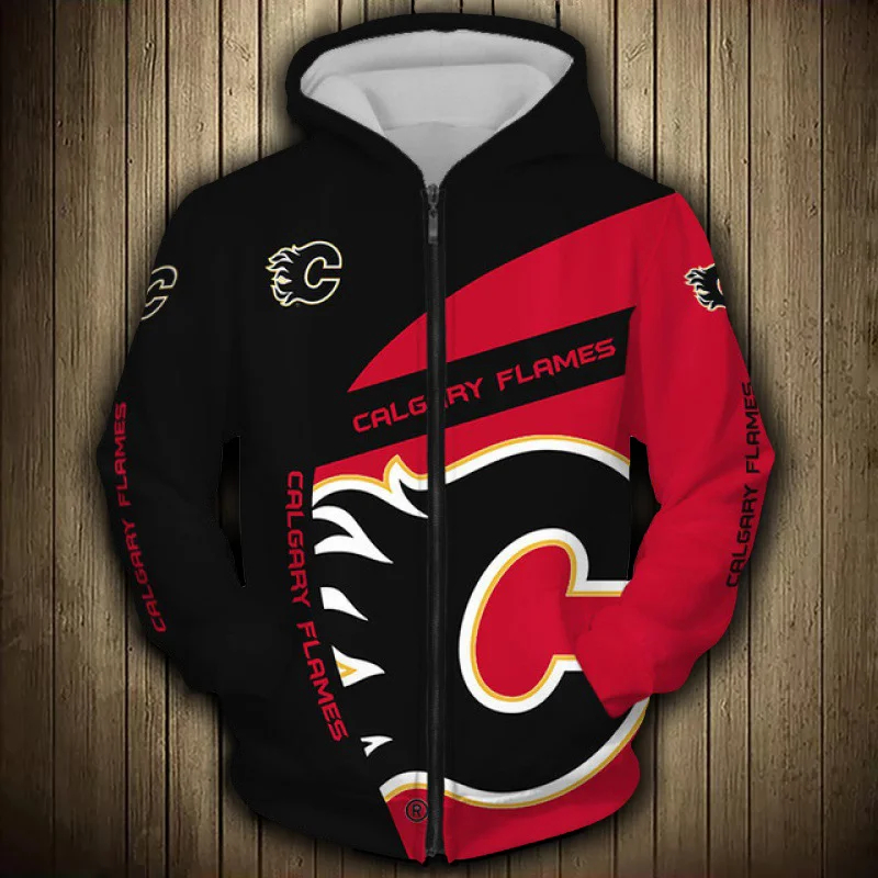 Calgary Flames 2023 New 3D Graphic Hoodie