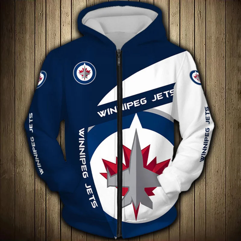 Winnipeg Jets 2023 New 3D Graphic Hoodie