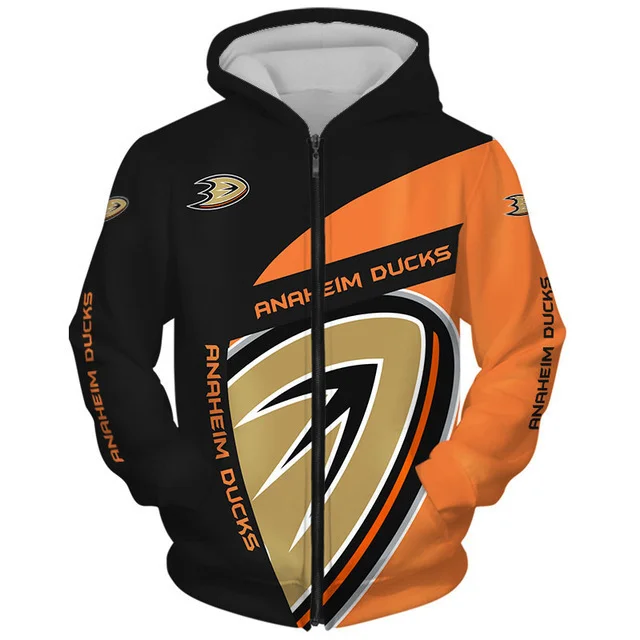 Anaheim Ducks 2023 New 3D Graphic Hoodie